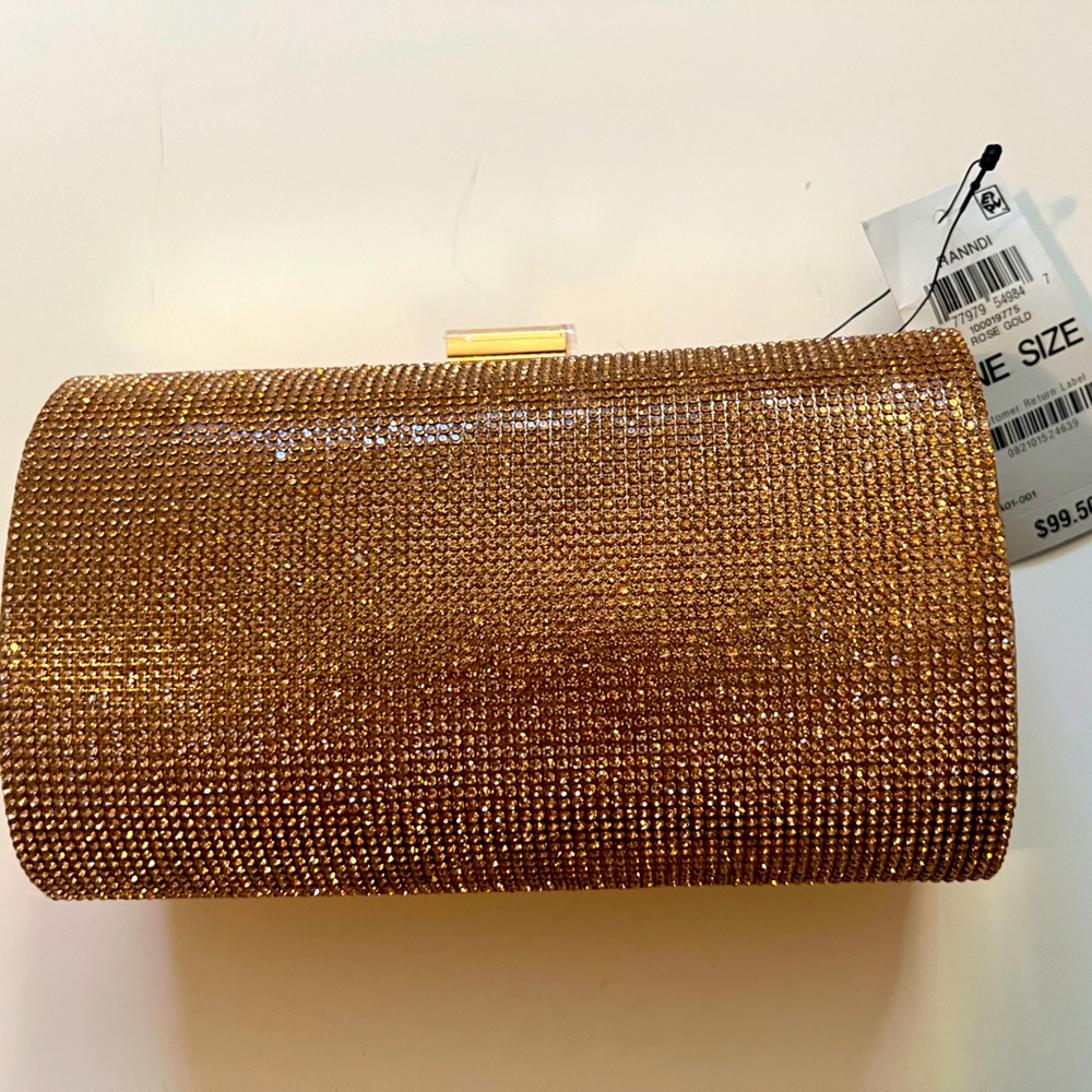 Brand New Gold Simmering Clutch
